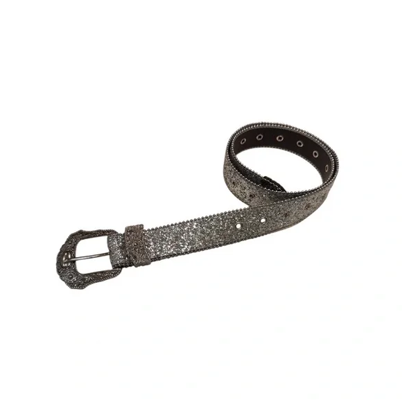 Buckle Glitz Rhinestone Belt - Picture 6 of 16